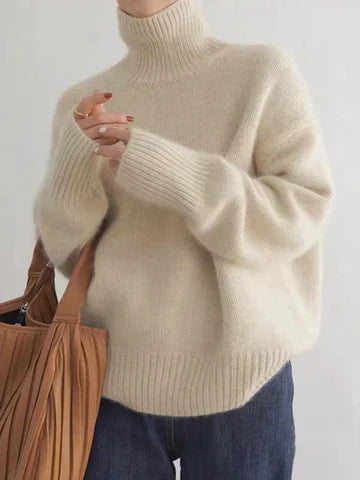 Amaya | Luxuriöser Kaschmir Rollkragenpullover